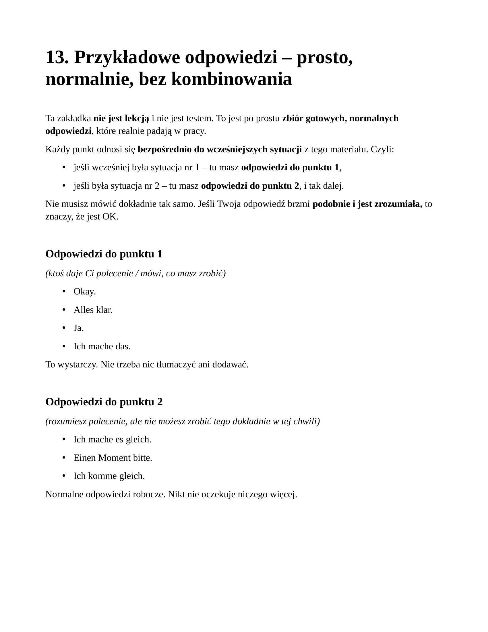 Niemiecki do pracy  Instrukcja obsługi języka w niemieckiej pracy